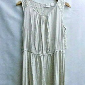 Chico's Womens Size 1 Sleeveless High Low Maxi